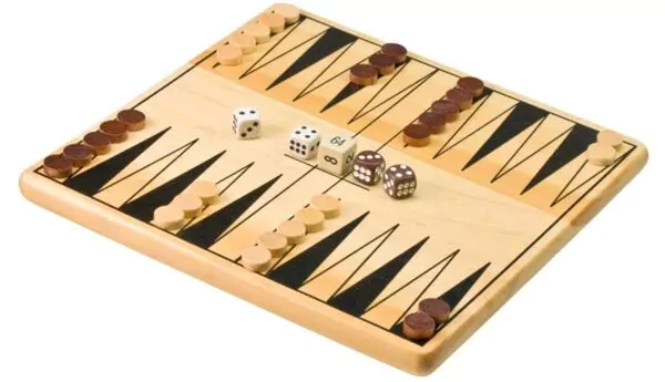 Backgammon hout
