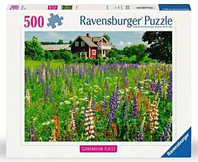 Puzzle 500 Scandinavian Places Farm in Sweden