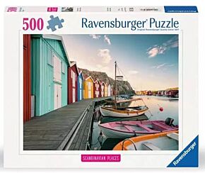 Puzzle 500 Boathouses in Sweden